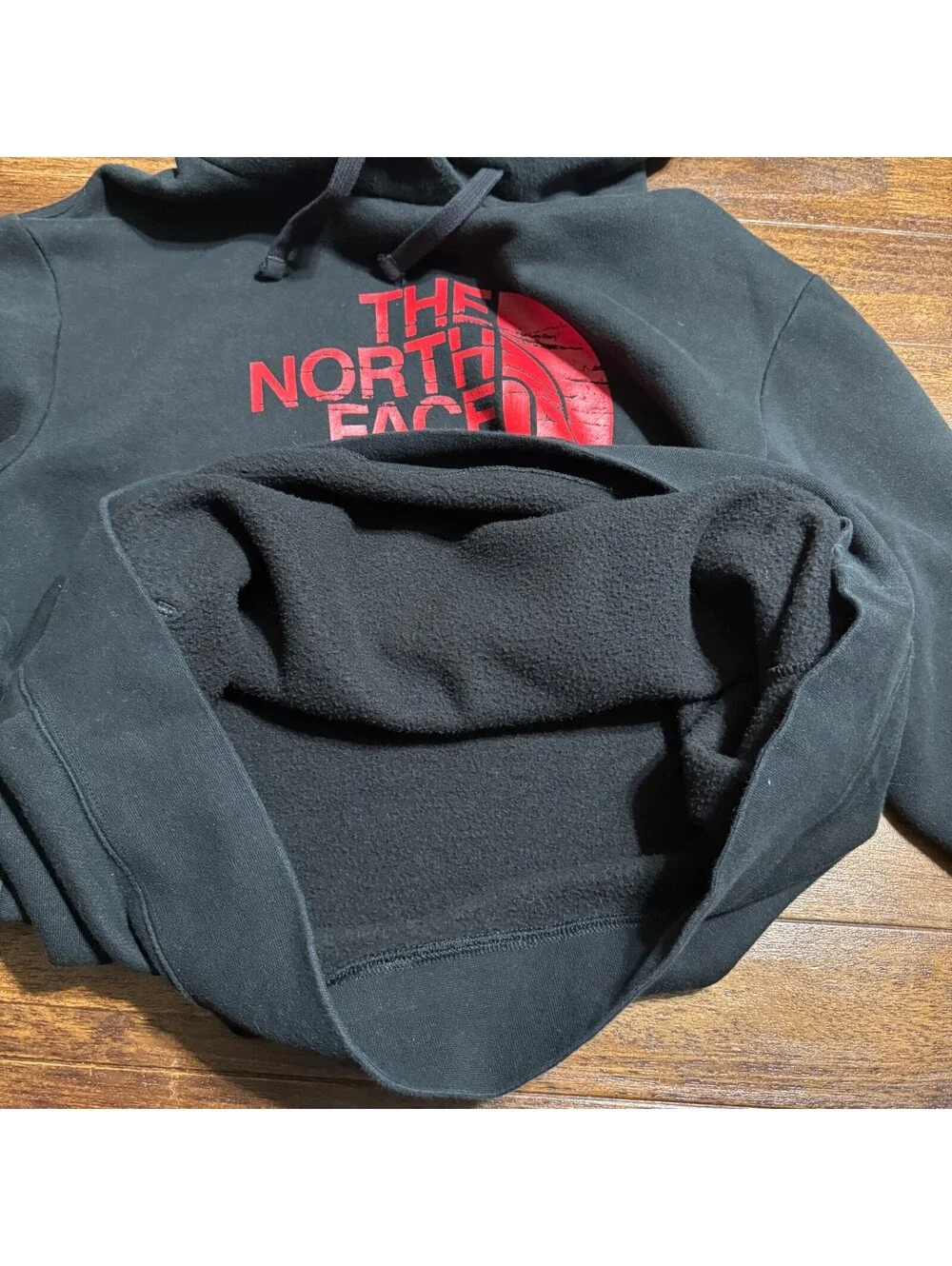 THE NORTH FACE Mens Fleece Hoodie XL Black Berkeley Calif Heritage Pullover